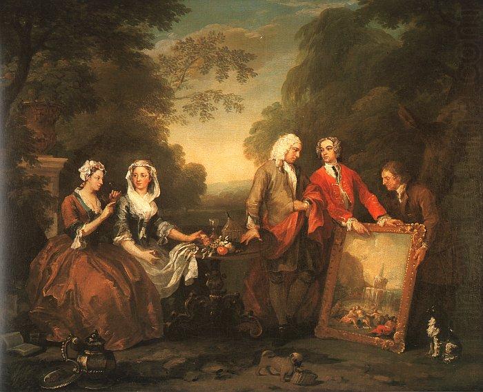 William Hogarth The Fountaine Family china oil painting image